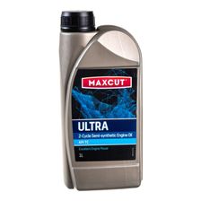 Масло 2-х тактное полусинтетическое MAXCUT ULTRA Semi-Synthetic 2T, 1л - изображение 4