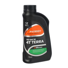 Масло 4-х тактное минеральное PATRIOT G-Motion Terra 4T HD SAE 30 1л, моторное - изображение 5
