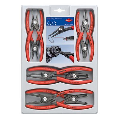 Набор щипцов прецизионных для стопорных колец KNIPEX SRZ 6 пр. (ложемент) - изображение 6