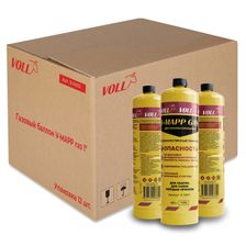 Газовый баллон VOLL V-MAPP газ 1″, 1 коробка (12 баллонов) - изображение 6